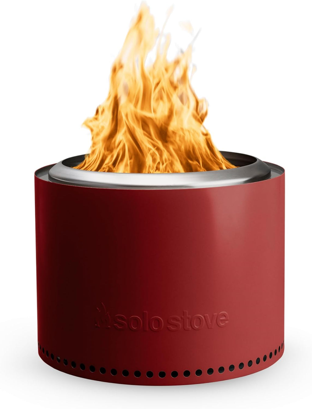 Solo Stove Bonfire 19.5" Smokeless Fire Pit with Removable Ash Pan | Portable Outdoor Fire Pit | Stainless Steel - Wood Burning Lightweight Fireplace | Ideal for 4-6 People, 20 lbs