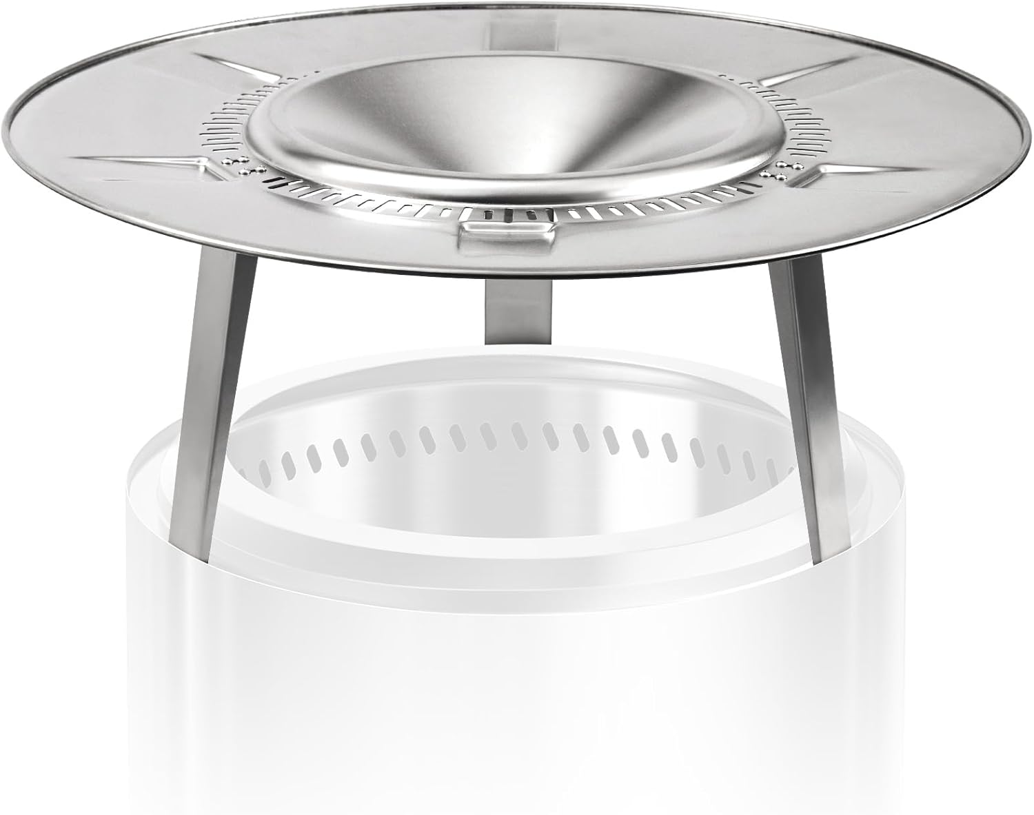 HGD 20 inch Smokeless Firepit Outdoor, Portable Smokeless Fire Pit for Camping with Travel Bag, Stainless Steel Wood Burning Stove for Backyard & Patio, Easy Setup & Compact Storage